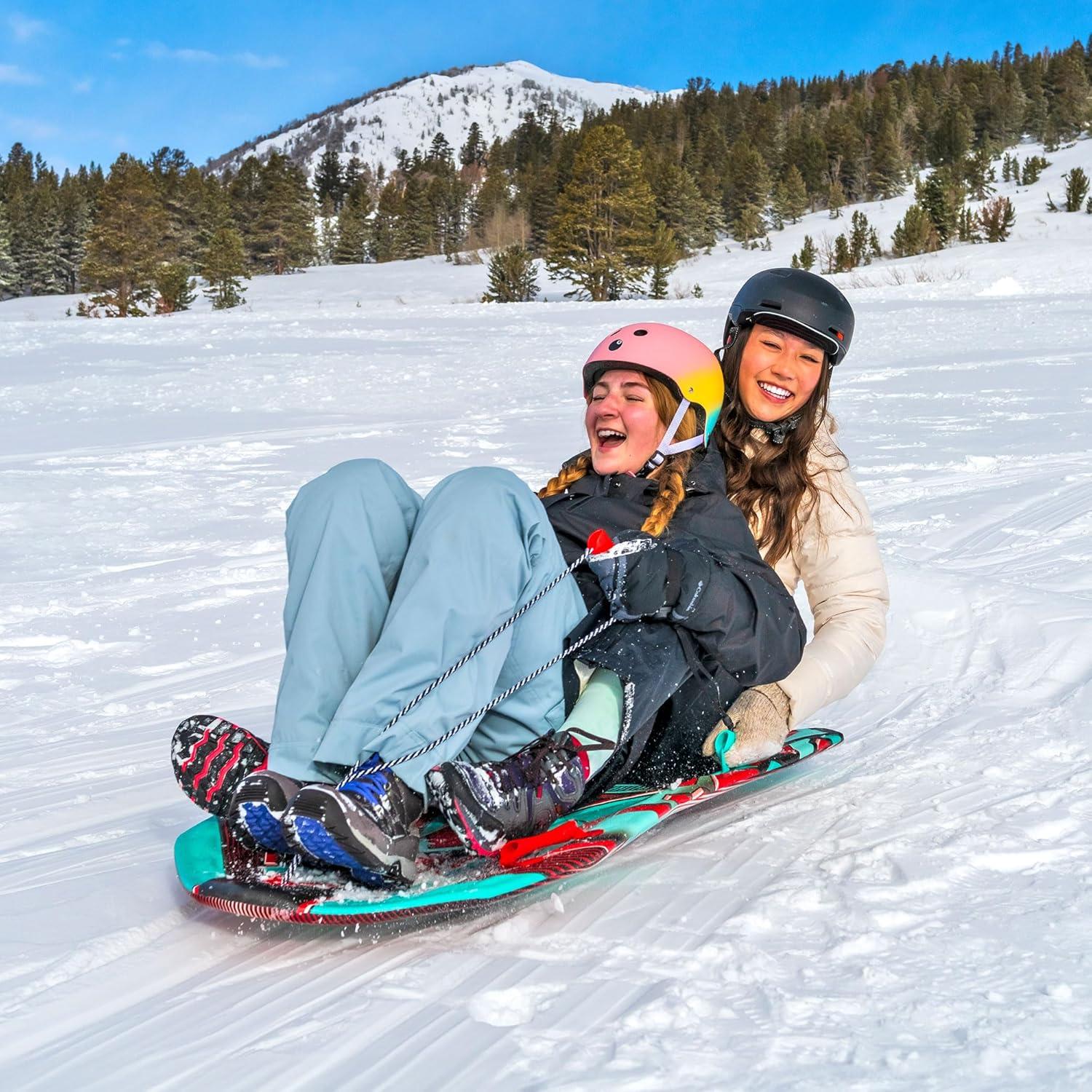 SNO-Storm Premium Foam Snow Sled(Red / Blue)