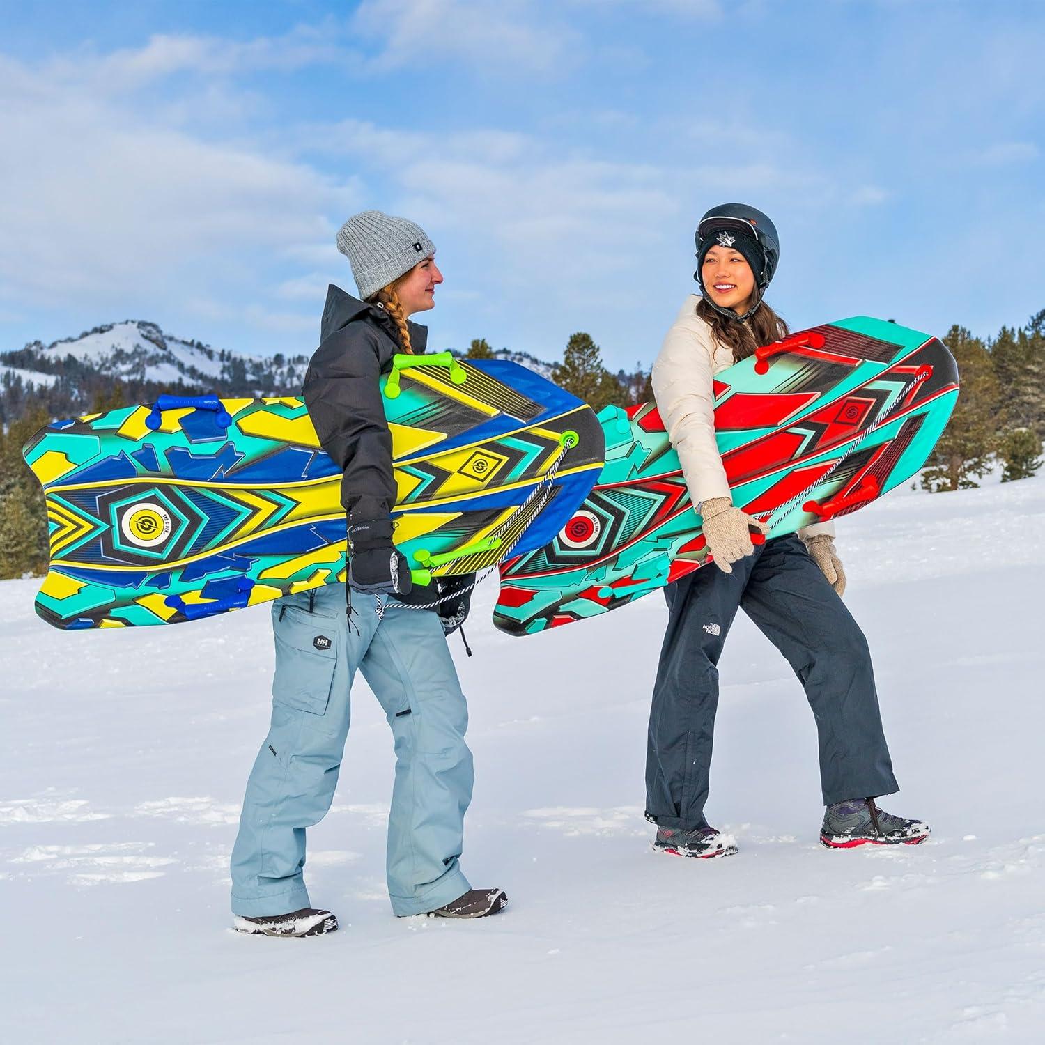 SNO-Storm Premium Foam Snow Sled(Red / Blue)