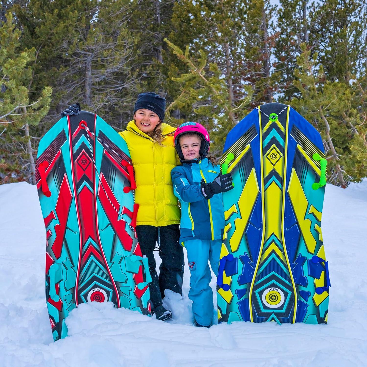 SNO-Storm Premium Foam Snow Sled(Red / Blue)