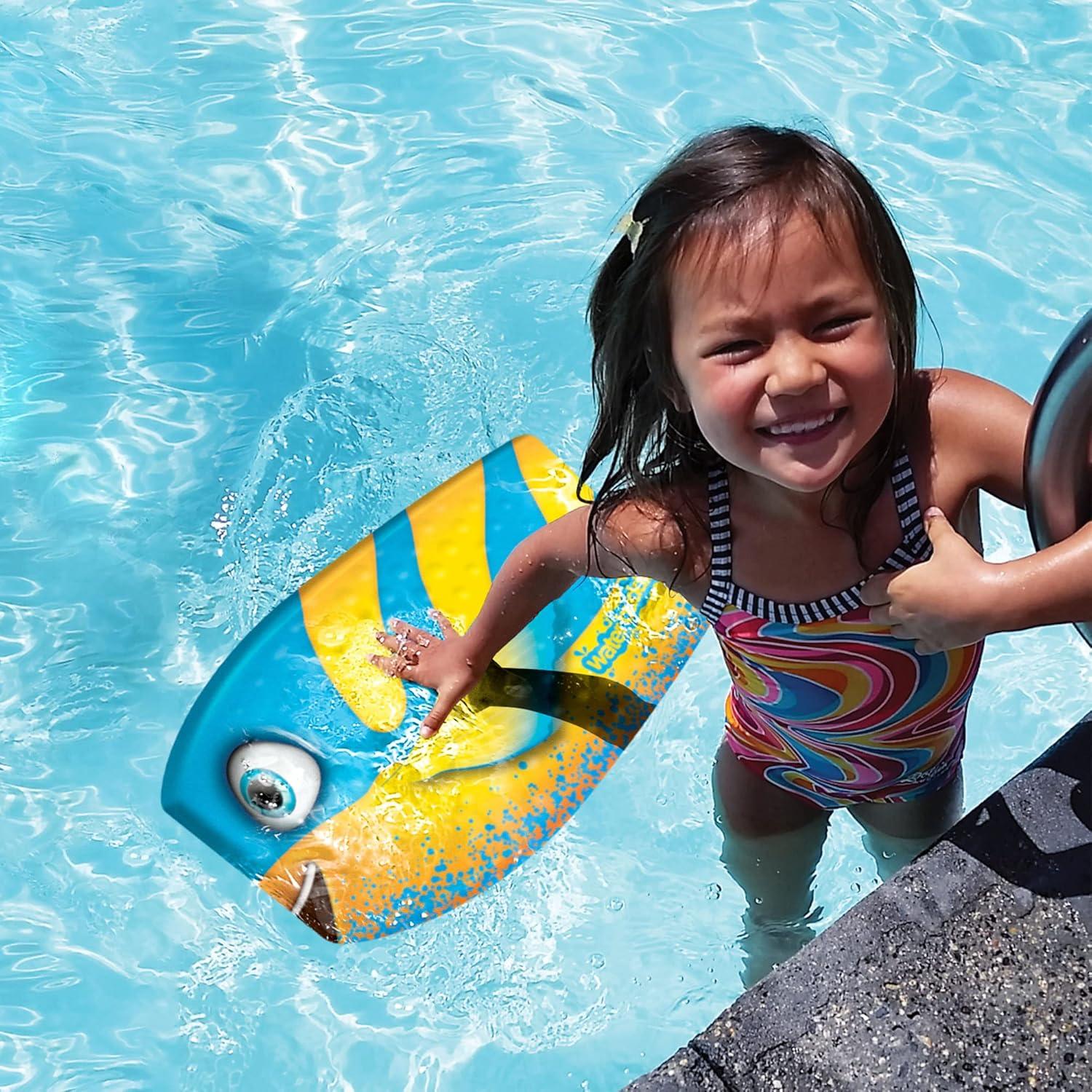 Water Buddies 22in Mini Bodyboard 2-Pack // Foam Wax Free Soft Kickboard Bodyboard for Adults and Kids of All Levels