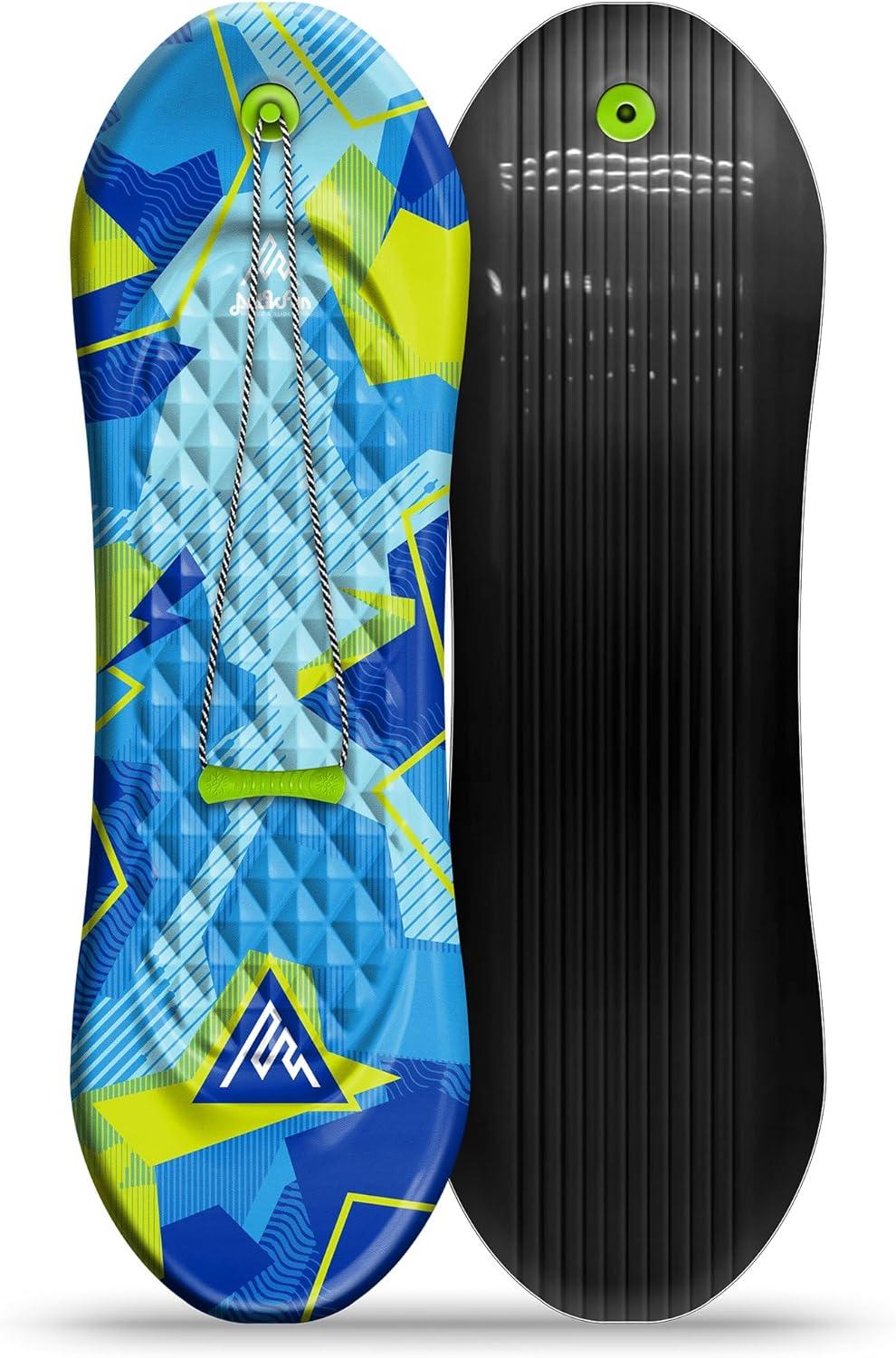 Artikfun Premium Foam Snowboard Sled(Camo Blue Lemon)