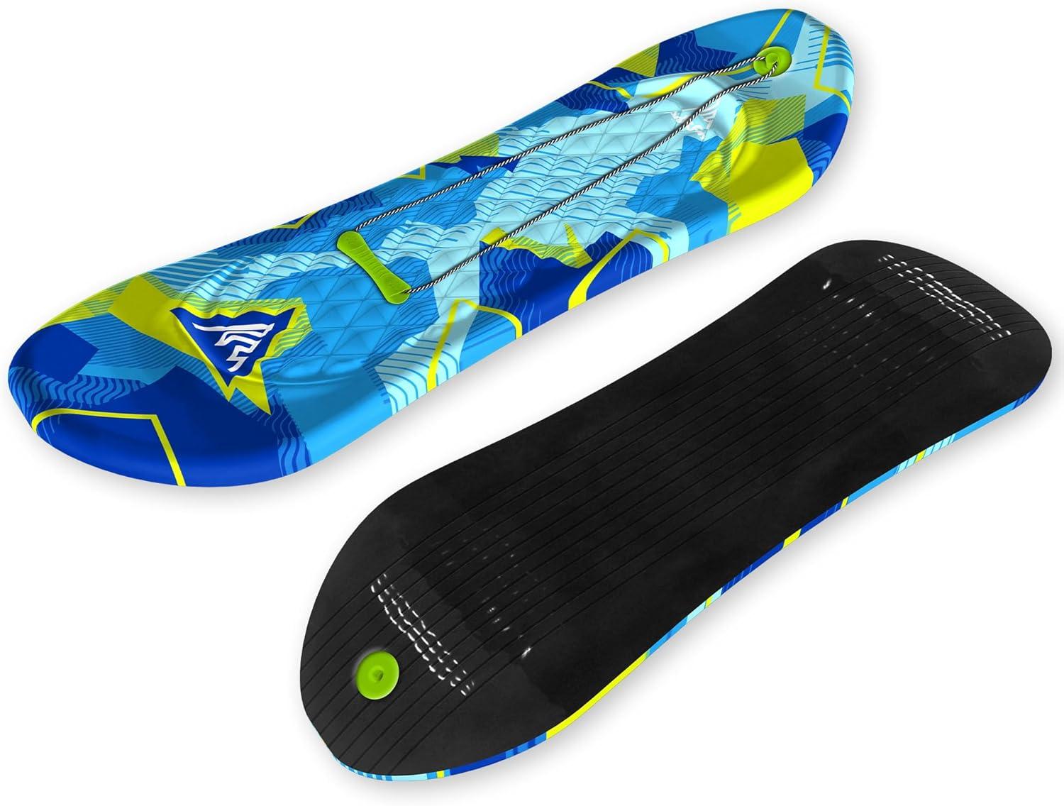 Artikfun Premium Foam Snowboard Sled(Camo Blue Lemon)