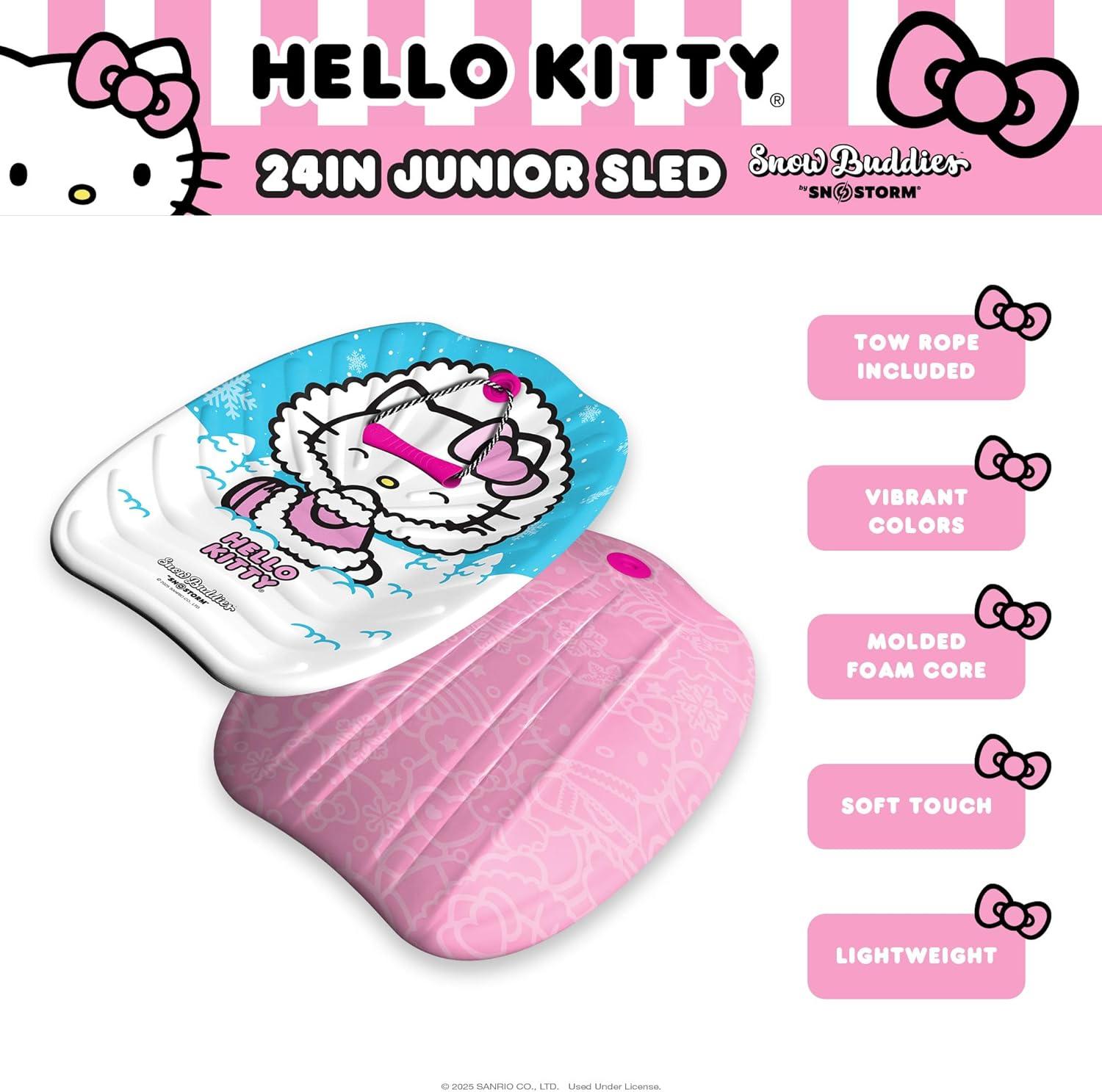 SNO-Storm Hello Kitty Snow Buddies by SNO-Storm 24in Sled(Pink)