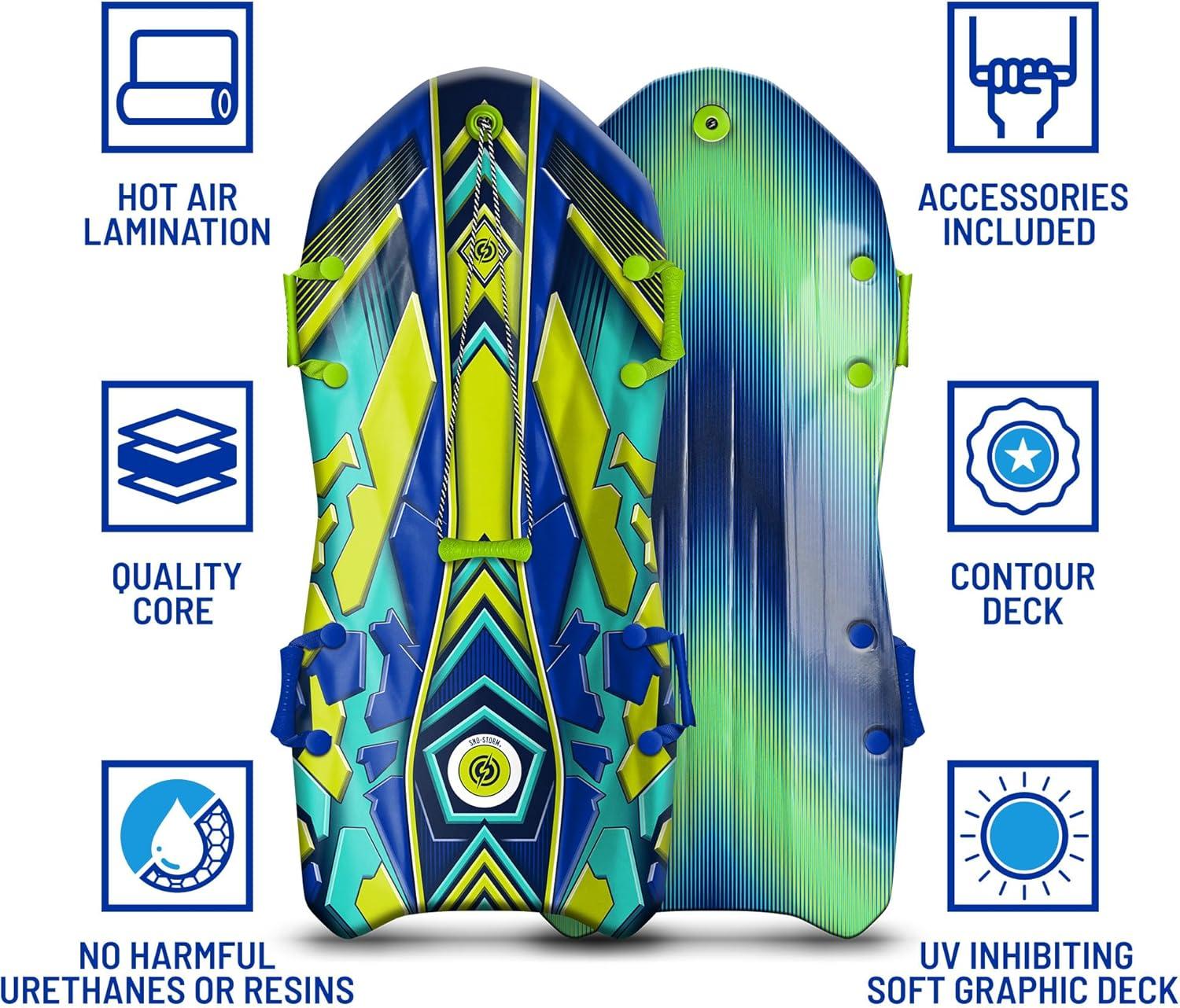 SNO-Storm Premium Foam SNO-Storm Snow Sled(Blue Green)