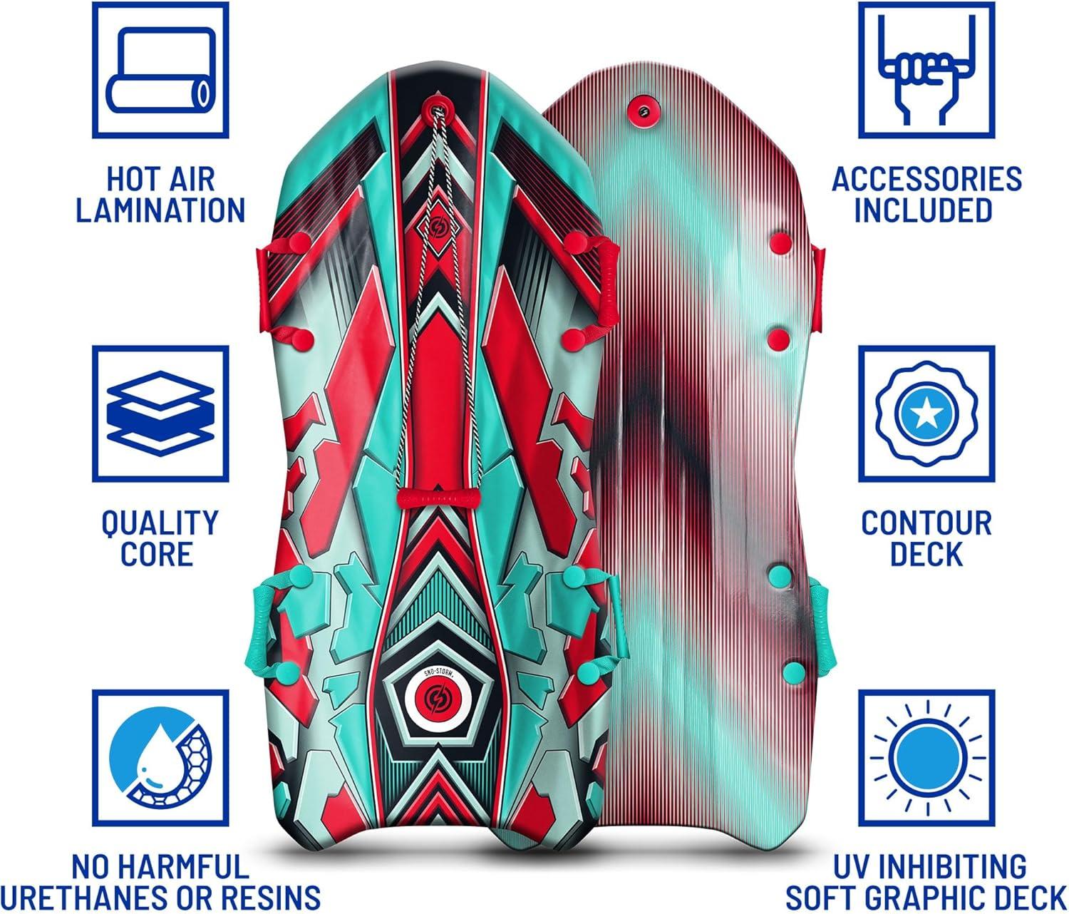 SNO-Storm Premium Foam SNO-Storm Snow Sled(Red)