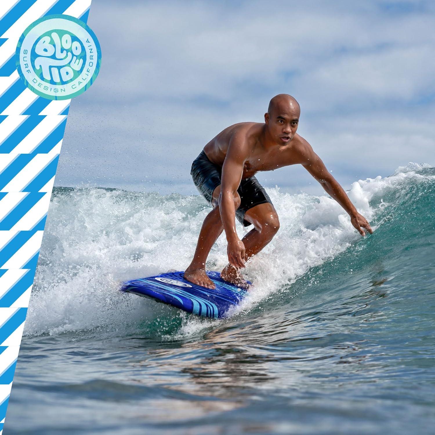 Bloo Tide 6’ Swallow Tail Soft Surfboard(blue)