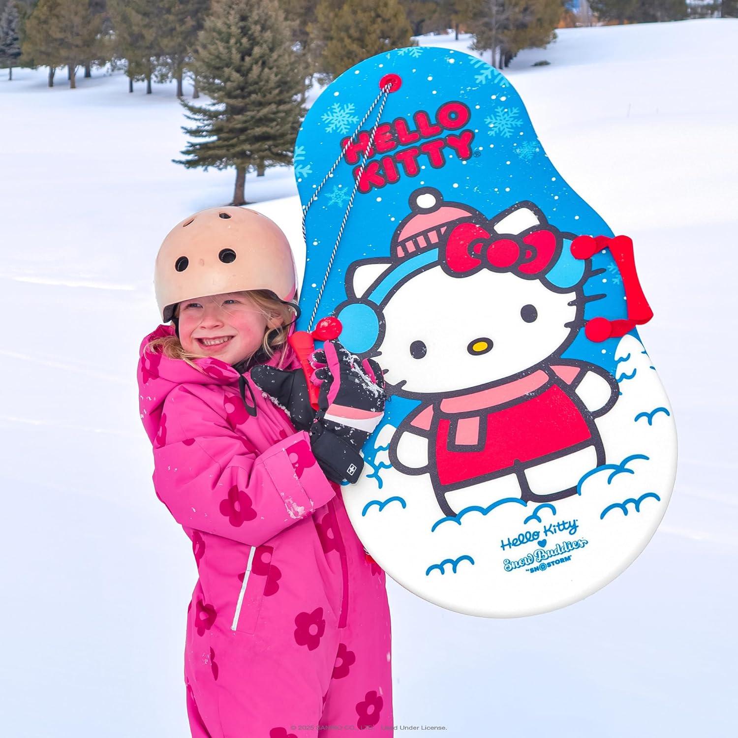 SNO-Storm Hello Kitty Snow Buddies by SNO-Storm 36in Sled(Red Blue)