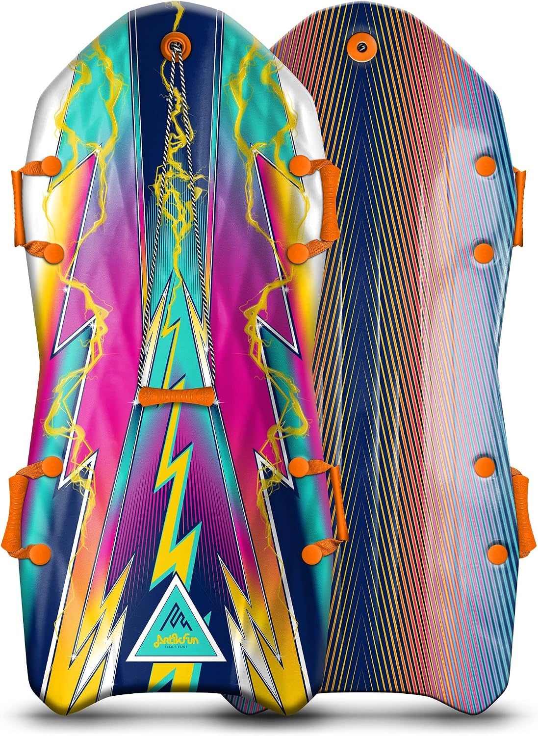 Premium Recreational Winter Foam Snow Sled(Pink)
