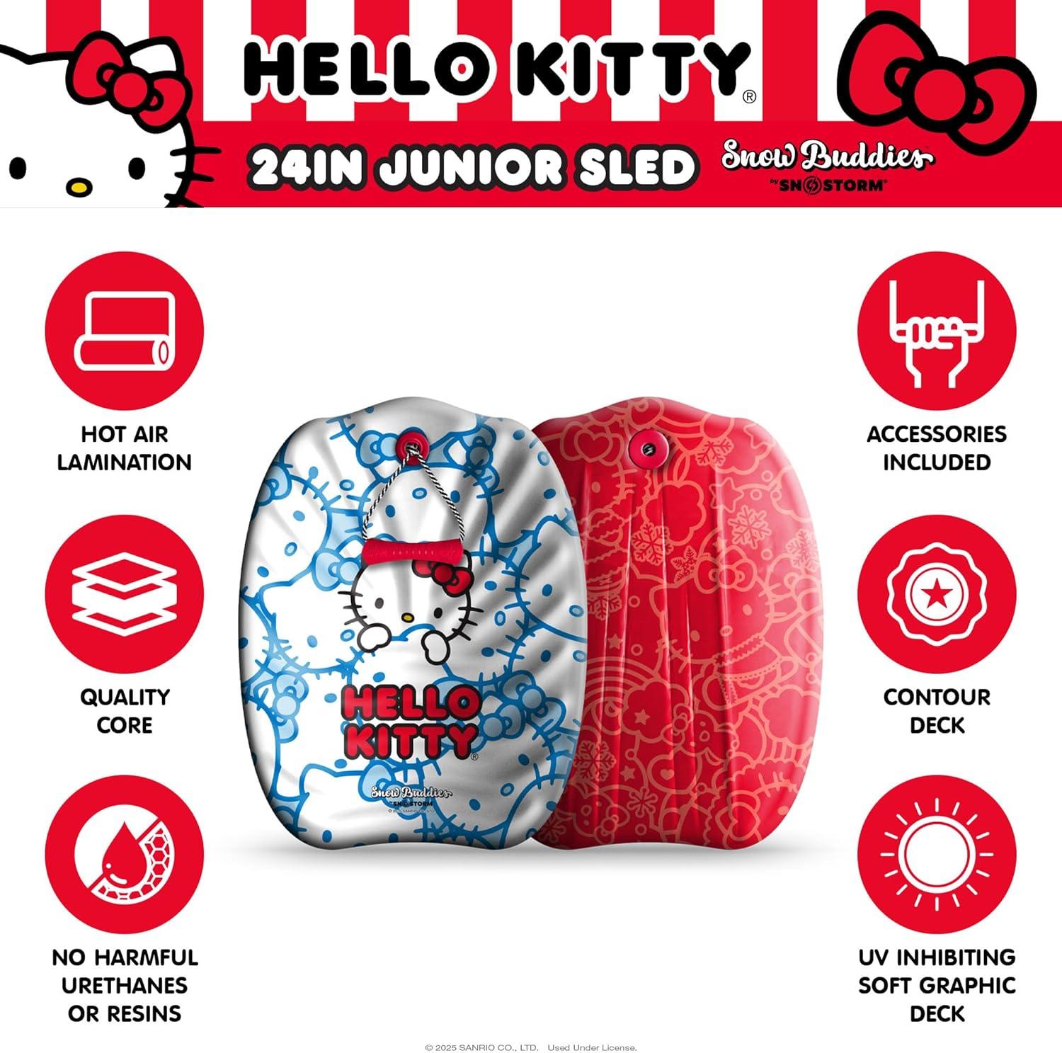 SNO-Storm Hello Kitty Snow Buddies by SNO-Storm 24in Sled(BLU)