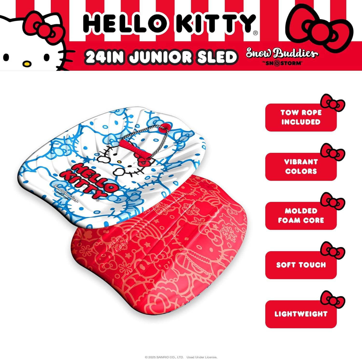 SNO-Storm Hello Kitty Snow Buddies by SNO-Storm 24in Sled(BLU)