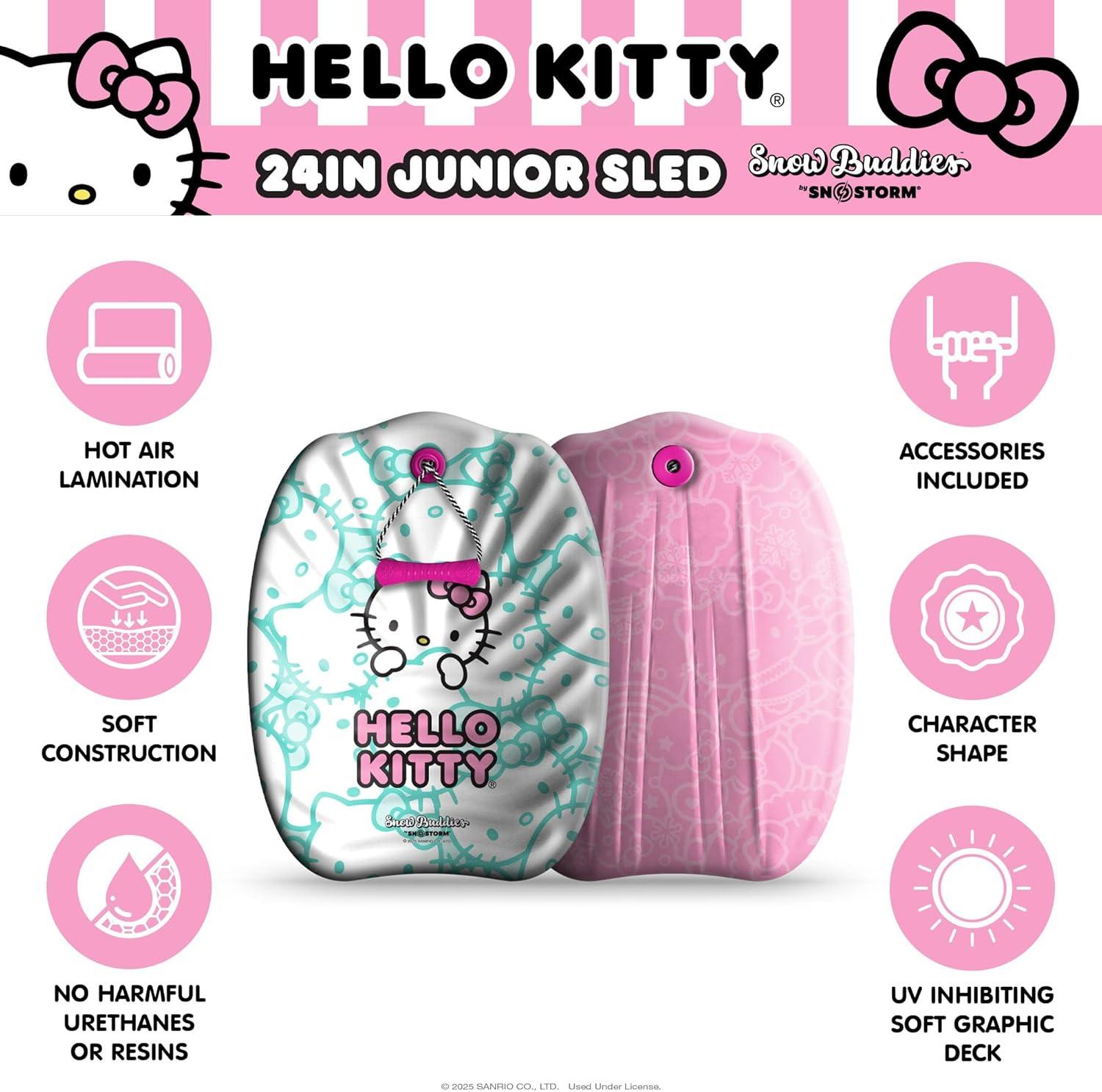 SNO-Storm Hello Kitty Snow Buddies by SNO-Storm 24in Sled(TRQ)