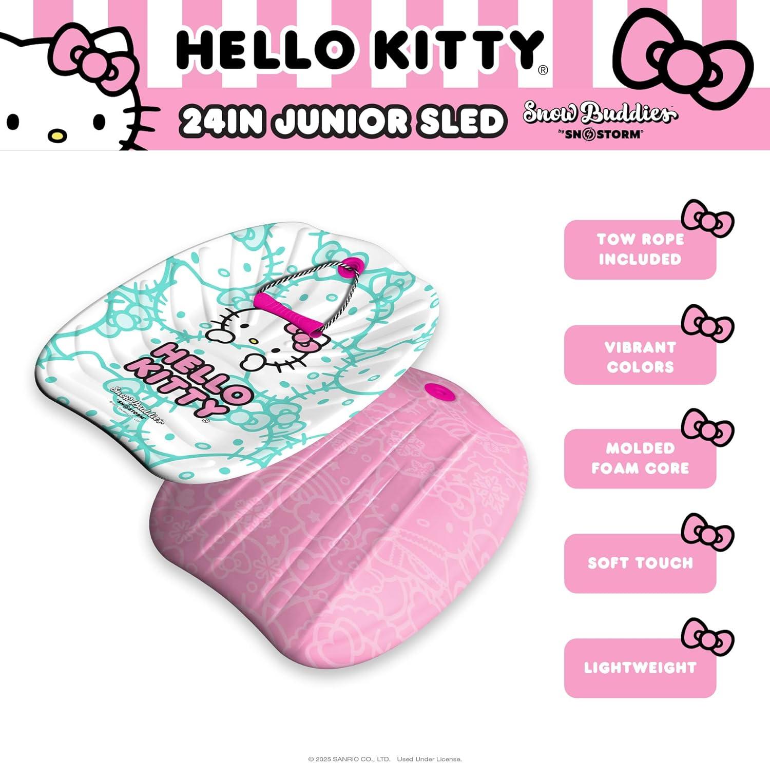 SNO-Storm Hello Kitty Snow Buddies by SNO-Storm 24in Sled(TRQ)