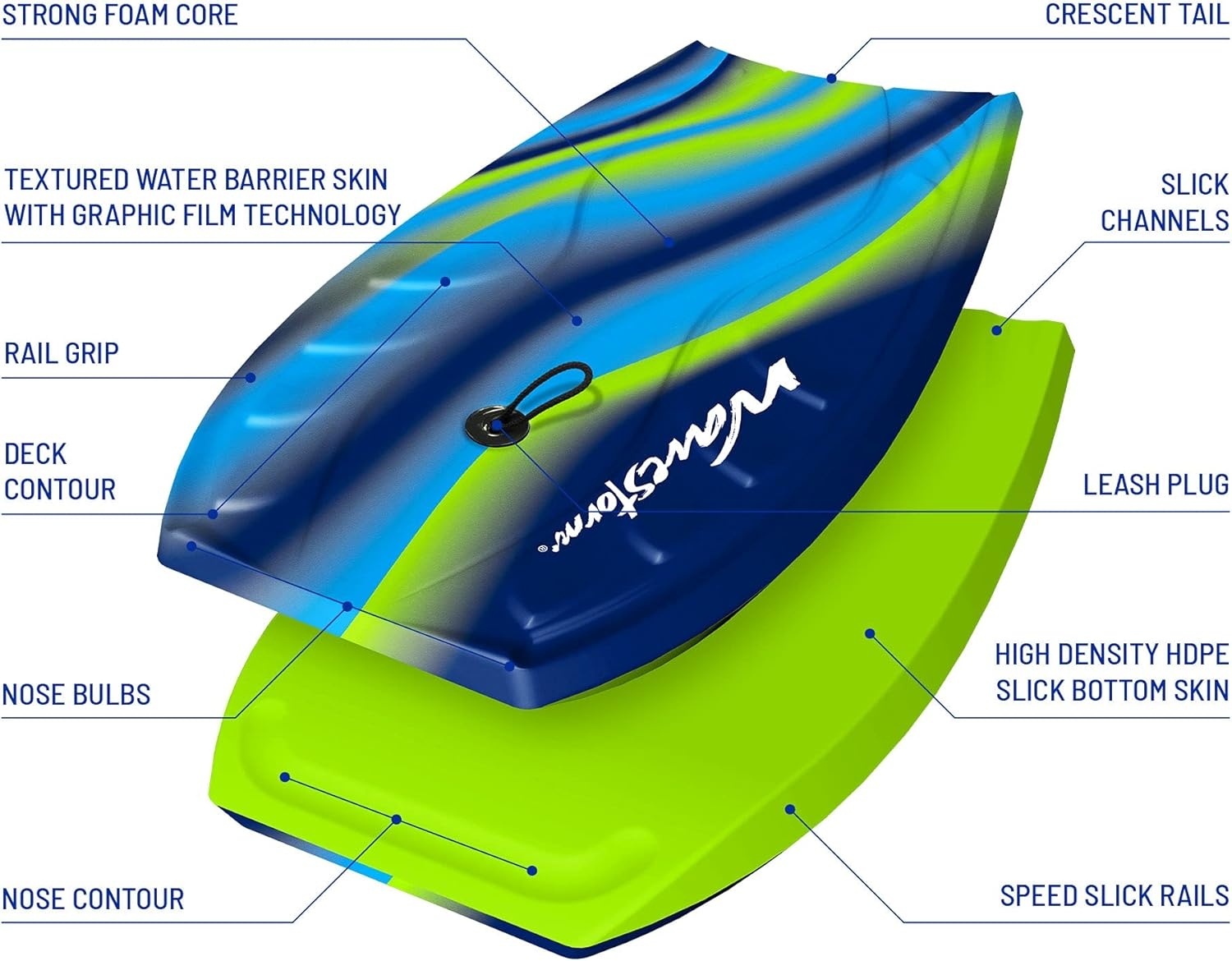 Wavestorm Foam Bodyboard 40″(GRN)