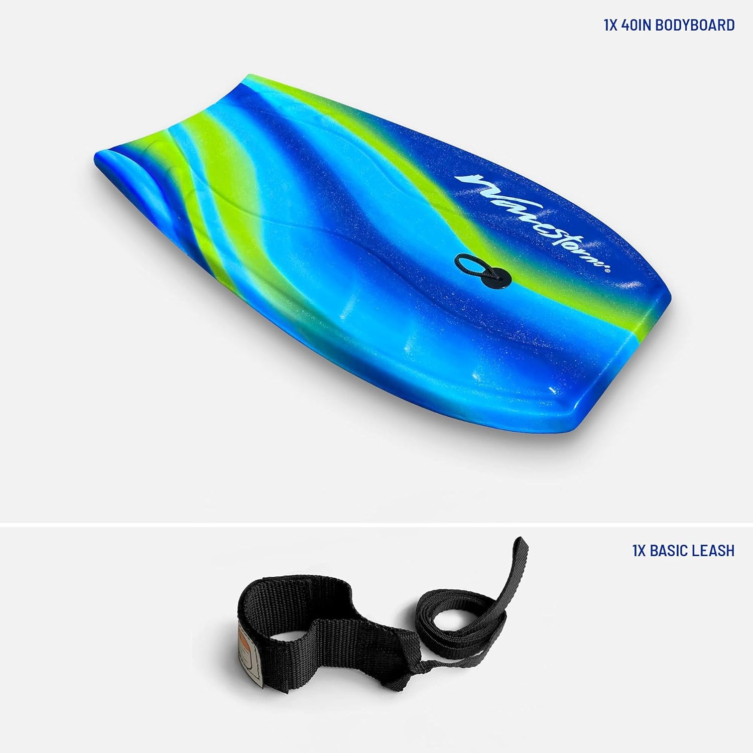 Wavestorm Foam Bodyboard 40″(GRN)
