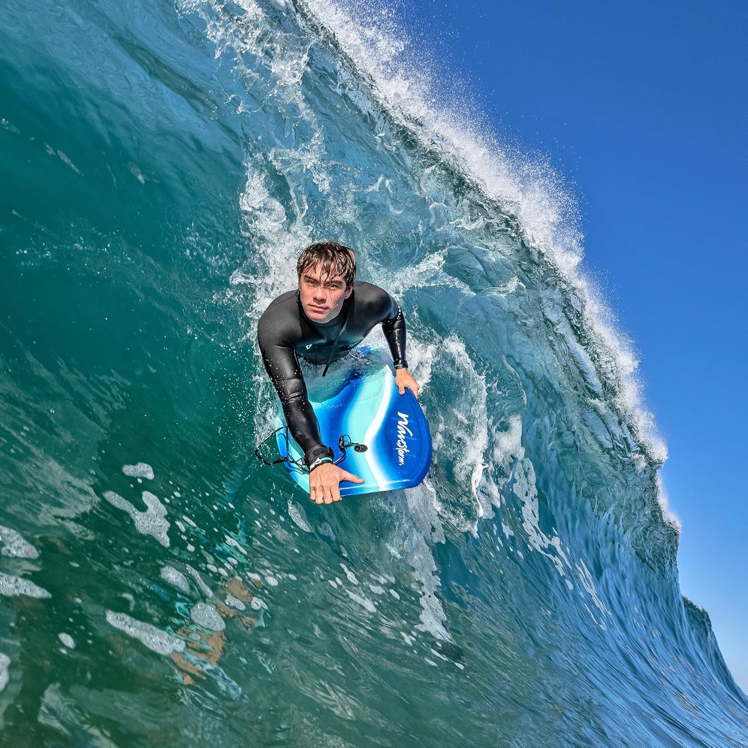 Wavestorm Foam Bodyboard 40″ Complete 2 Pack(Lavender and Turquoise)