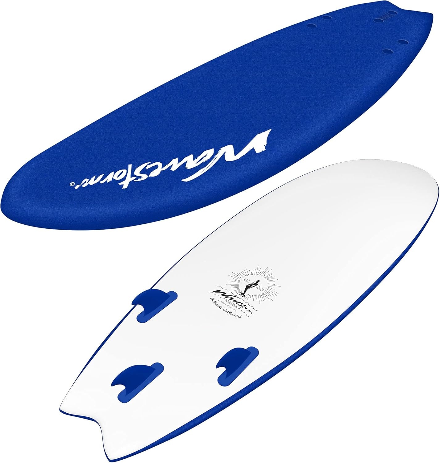 Wavestorm -Foam 5’6″ Surfboard(Blue)