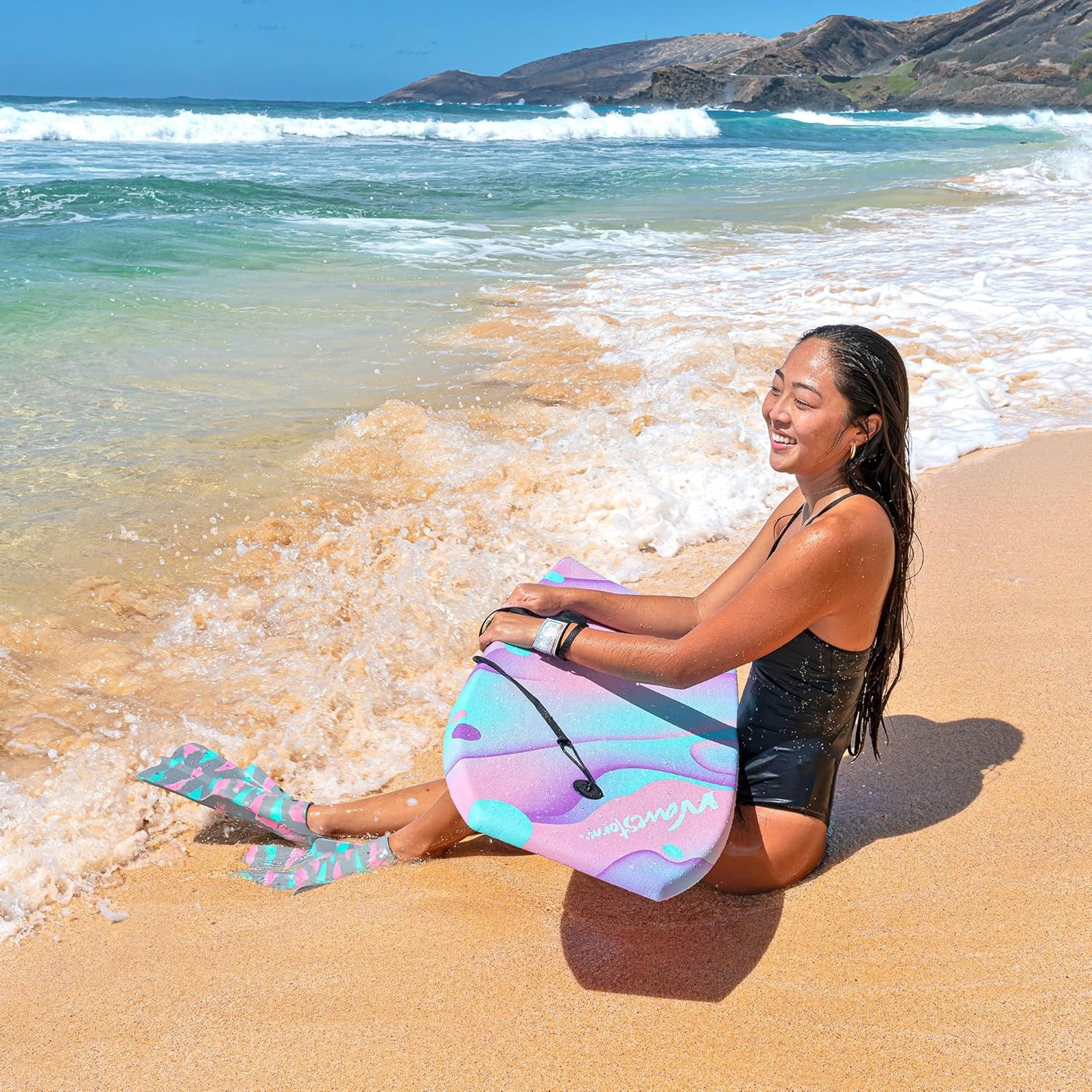 Wavestorm 36in Bodyboards(Lavender Pink)