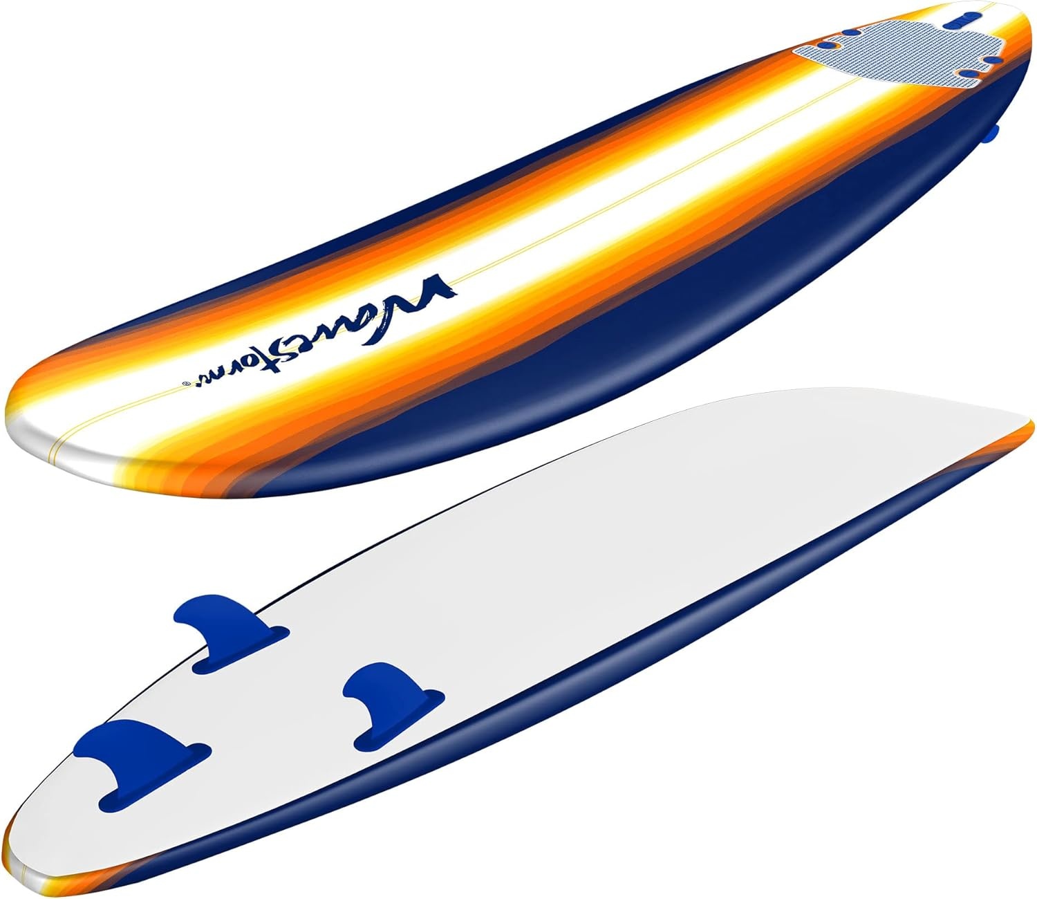 Wavestorm – Classic Soft Top Foam 8ft Surfboard(Sunburst)