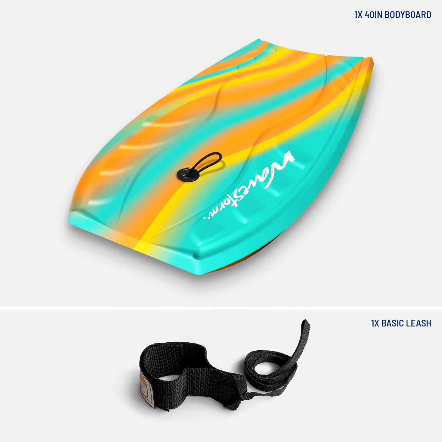Wavestorm Foam Bodyboard 40″(Orange)