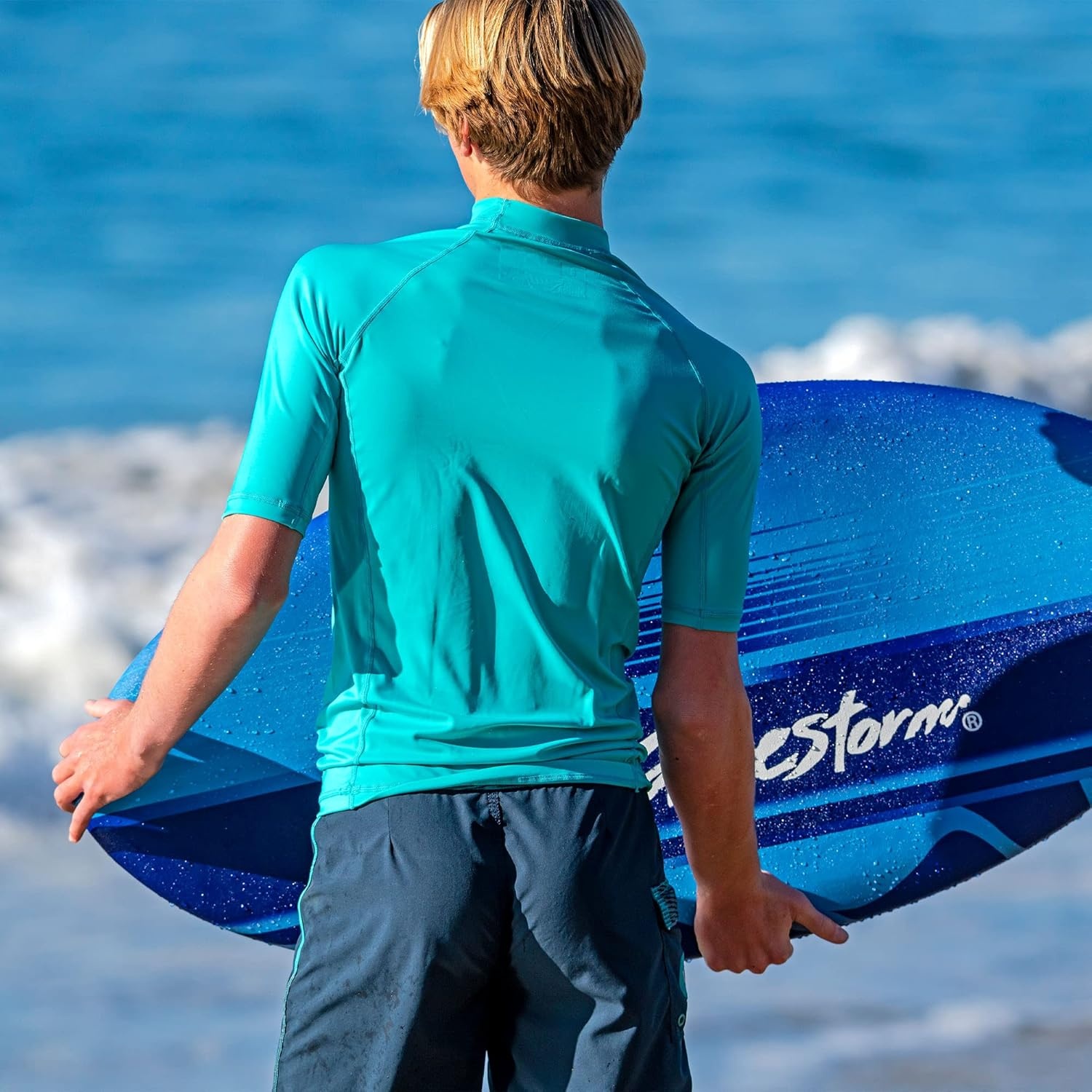 Wavestorm Foam Skimboard 48″ | Skimboard for Beginners and All Skimming, Surfing and Bodyboard Levels, Blue Skimboar